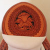 Half tooled Vaquero Lace with Daffodil flower Wade Saddle
built on a 94 degree bar that fits a well built muscular shoulders -
The seat is finished at 15 & 1/2 inch with a close contact deep pocket fit -
Gullet is 7 & 1/2 inch height by 6 & 1/2 width with the back hand hole width at 4 inch -
Horn is 6 inch height by 5 and 1/2 inch width Guadalajara at 31 degree pitch - Cantle is 4 and 1/2 inch in height by 12 & 1/2 in width with a Cheyenne roll - Flat plate riggin at 7/8ths
- leather lined 5 inch Stainless Steel Moran Stirrups .